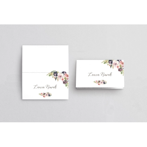 Winietki ślubne składane PasteLove - Motyw 4