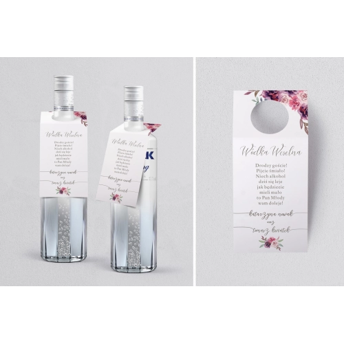 Zawieszka na alkohol oczko PasteLove Motyw 1