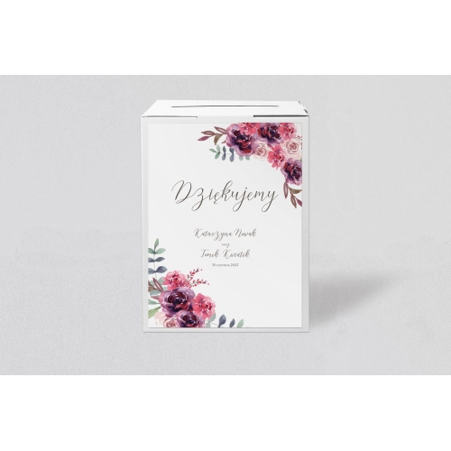 Pudełko na koperty i pieniądze PasteLove Motyw 1