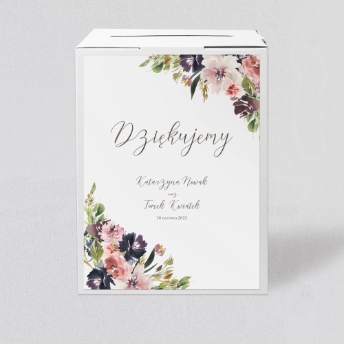 Pudełko na koperty i pieniądze PasteLove Motyw 4