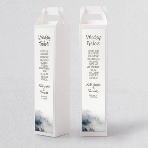 Pudełko na alkohol Forest - Motyw 5