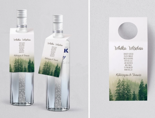 Zawieszka na alkohol oczko Forest - Motyw 1