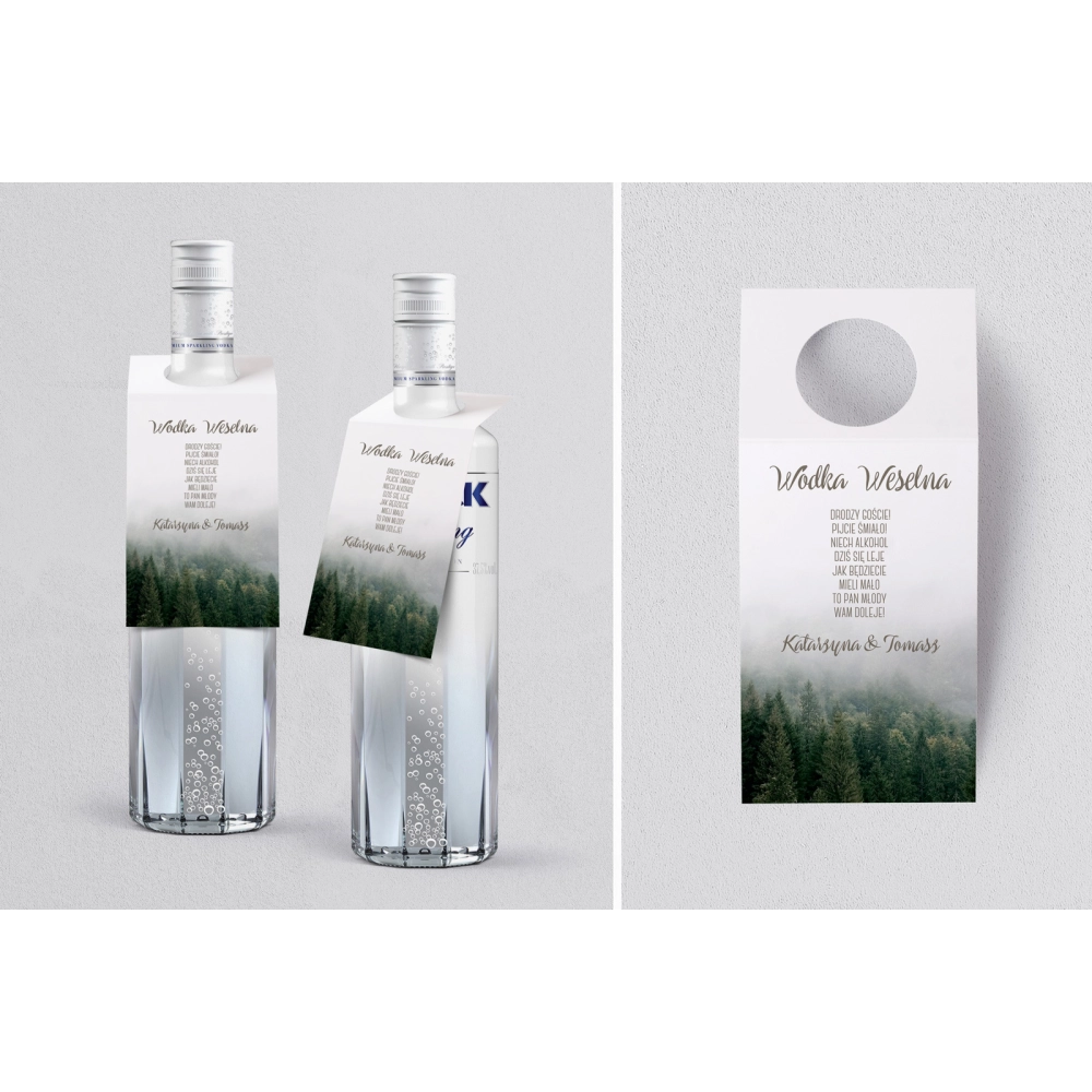 Zawieszka na alkohol oczko Forest - Motyw 2