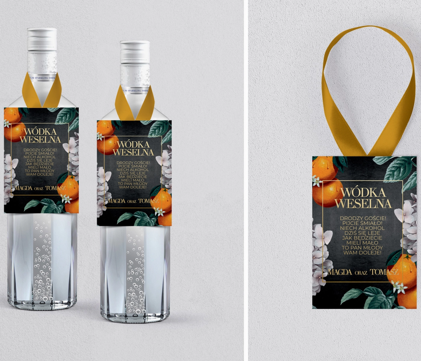 Zawieszka na alkohol Amore - ramka - Motyw 2