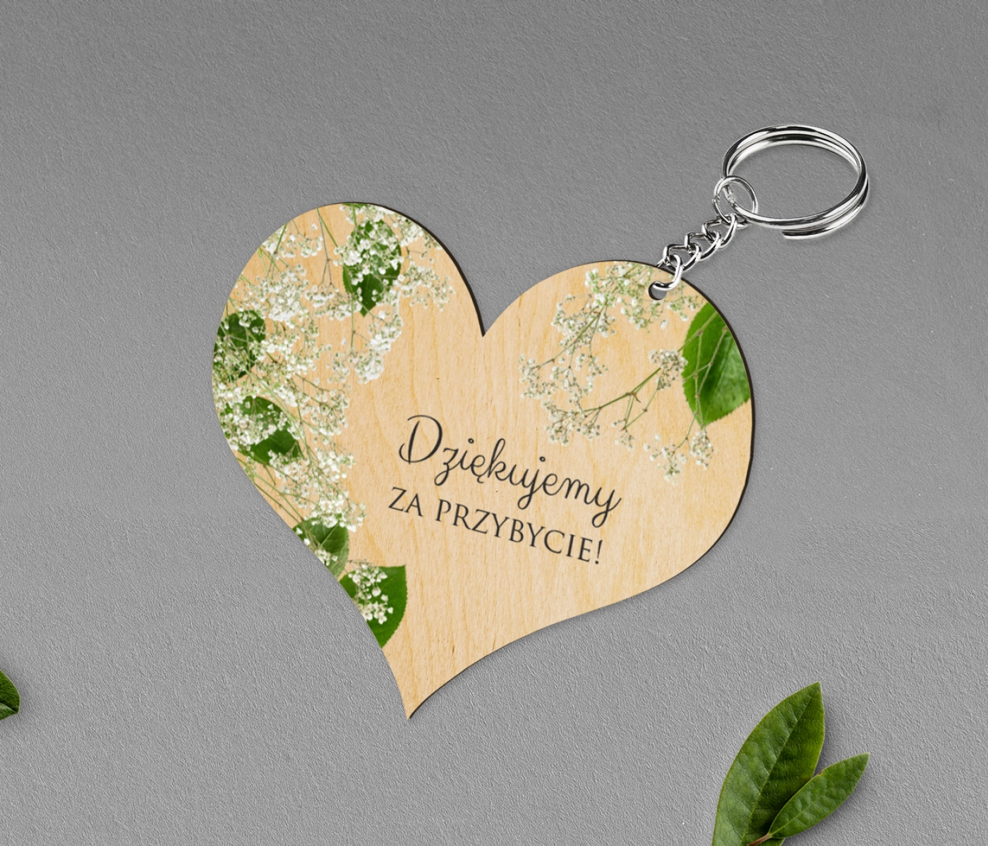 Breloki z Nadrukiem - Serce Soft Motyw 7