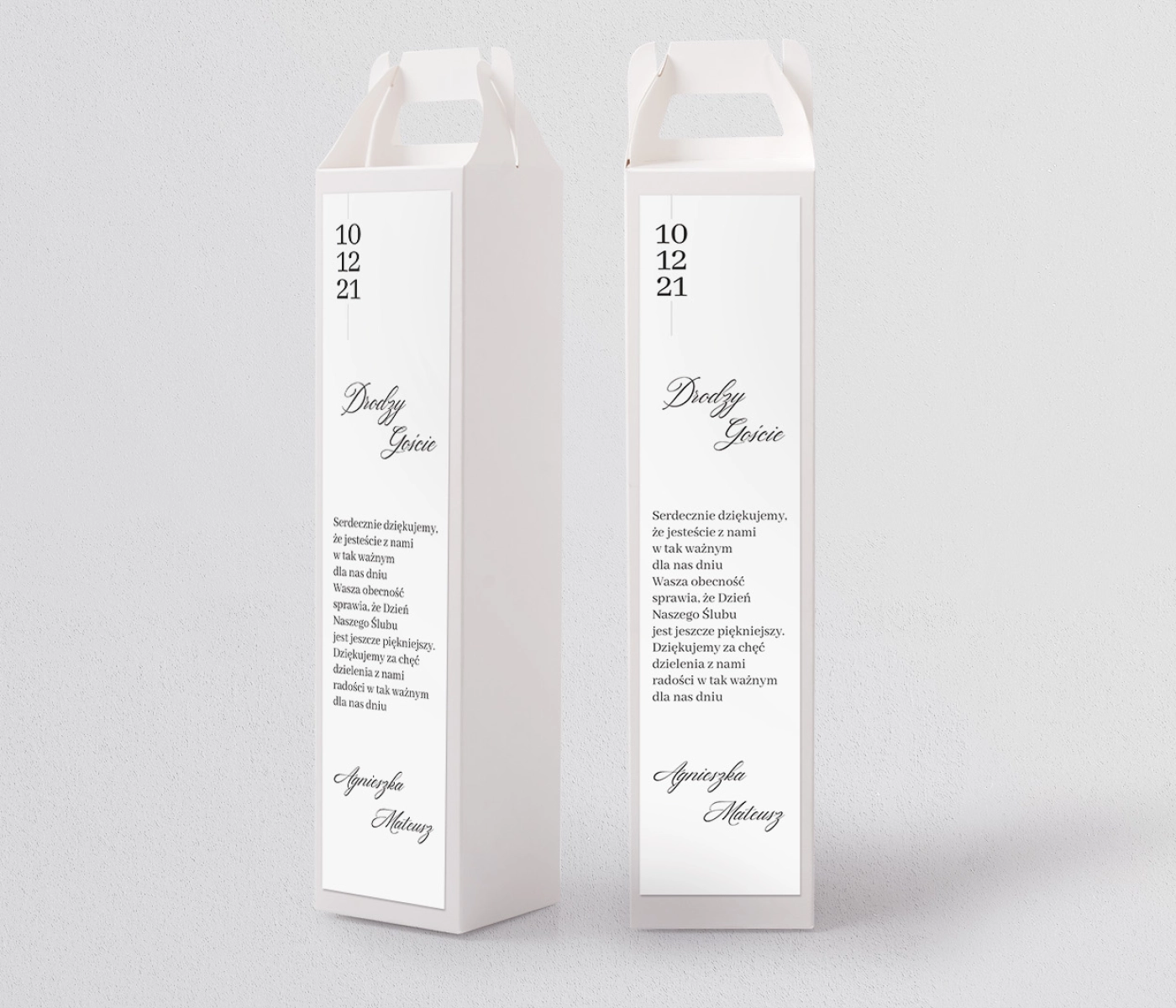 Pudełko na alkohol Minimalistyczne Motyw 4