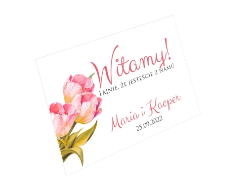 Tablica Powitalna - Sweet Love Motyw 4
