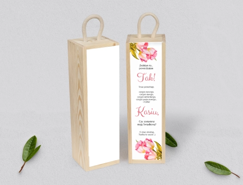 Prośba o Świadkowanie - SNW Akryl naturalna Sweet Love Motyw 4