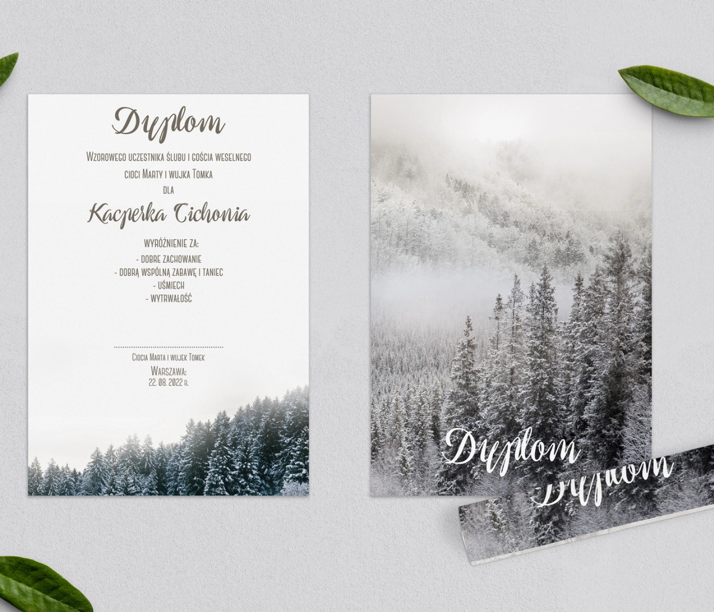 Dyplomy dla Dzieci - PasteLove Motyw 4