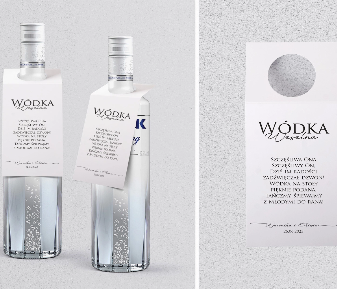 Zawieszka na alkohol oczko Minimalistyczne Motyw 2