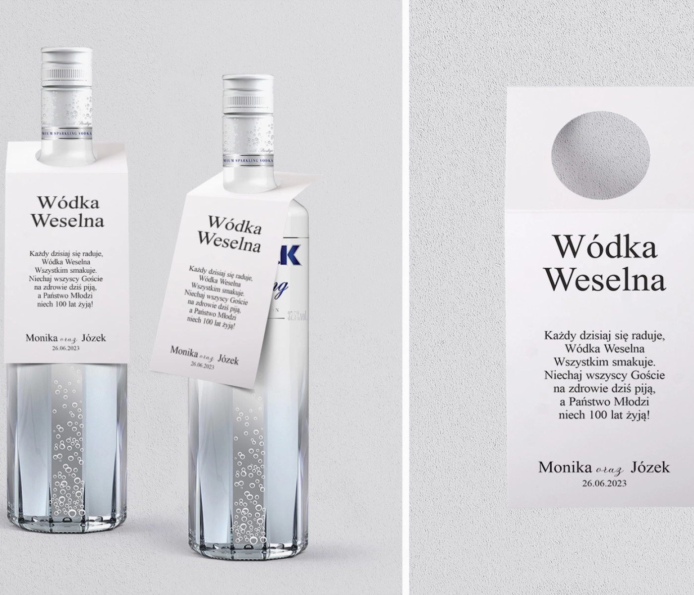 Zawieszka na alkohol oczko Minimalistyczne Motyw 6