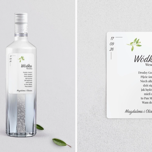 Naklejki na alkohol - Nature Motyw 2