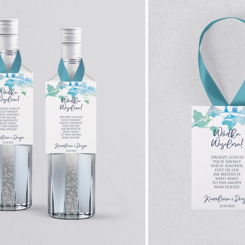 Zawieszka na alkohol Mapa Motyw 1