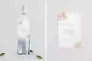 Naklejki na alkohol - Lili Motyw 3