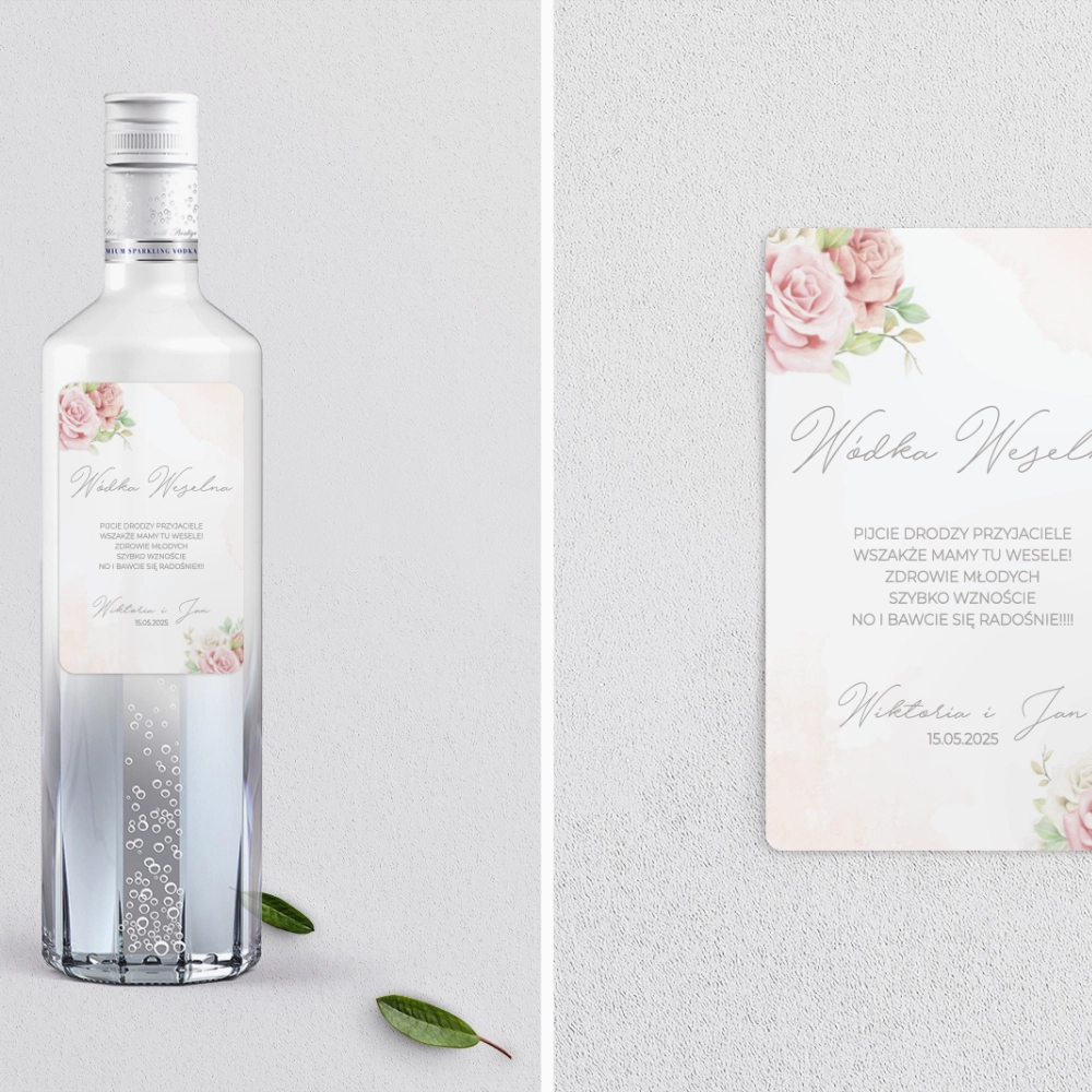 Naklejki na alkohol - Lili Motyw 3