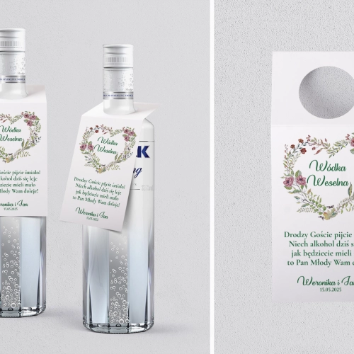 Zawieszka na alkohol oczko Heart of Flowers Motyw 3