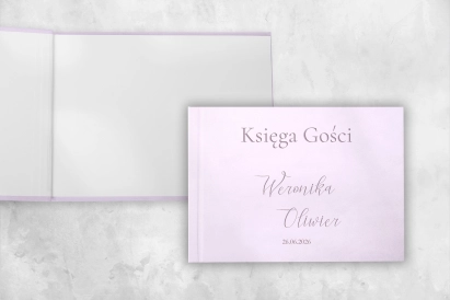 Welurowa Księga Gości Weselnych