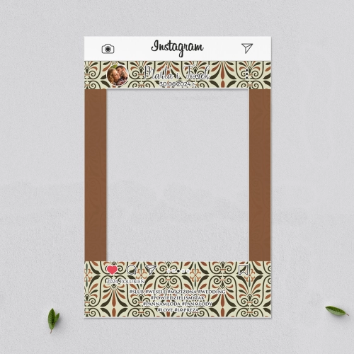 Ramka do zdjęć - Instagram Vintage Motyw 3