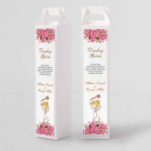 Pudełko na alkohol Naturalna Miłość Motyw 14