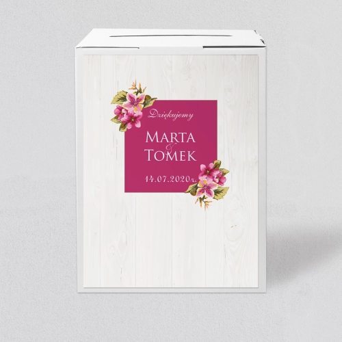 Pudełko na koperty i pieniądze Biała Stodoła - Motyw 3