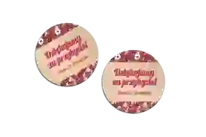 Magnes Okrągły - Retro Style Motyw 2