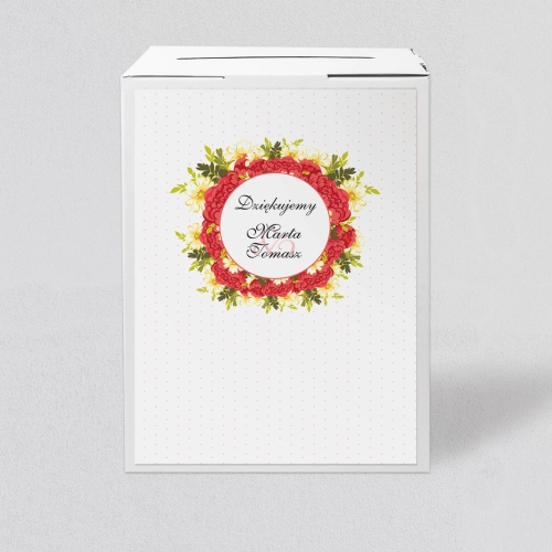 Pudełko na koperty i pieniądze Radosny Dzień Motyw 4