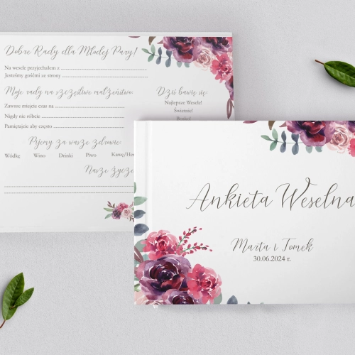 Ankieta Weselna - PasteLove Motyw 1