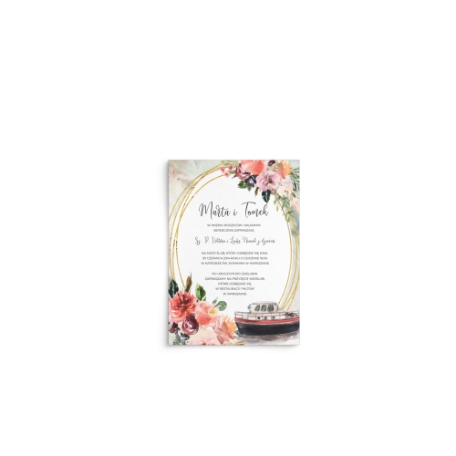 Zaproszenia ślubne Spring Love - Motyw 7