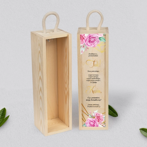 Prośba o Świadkowanie - SNW naturalna Geometryczne Serce - Motyw 1