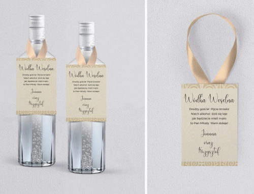 Zawieszka na alkohol Vintage - motyw 1