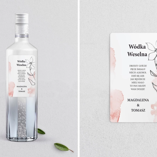 Naklejki na alkohol - Julietta Motyw 2