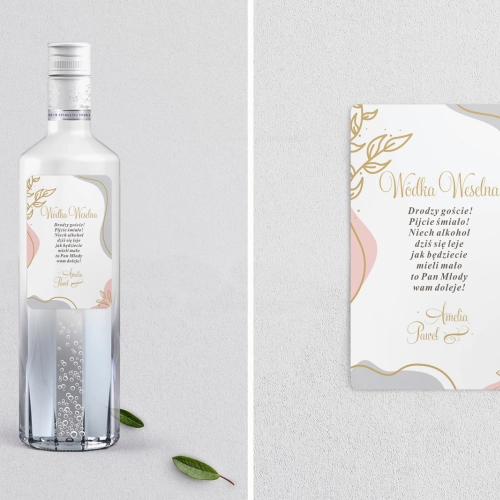 Naklejki na alkohol - Splash Motyw 1