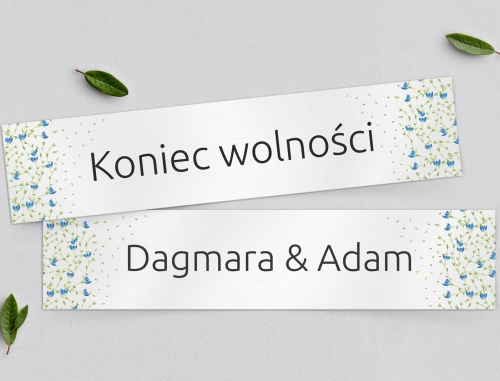 Tablice Rejestracyjne 2 szt. - Lea Motyw 2