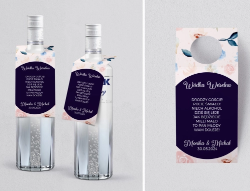 Zawieszka na alkohol oczko Wildflowers Motyw 2