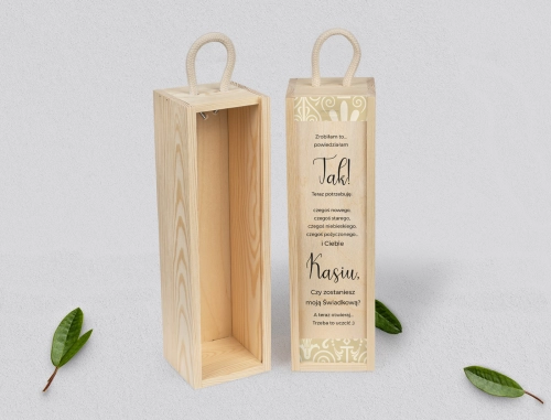 Prośba o Świadkowanie - SNW naturalna Vintage Motyw 1