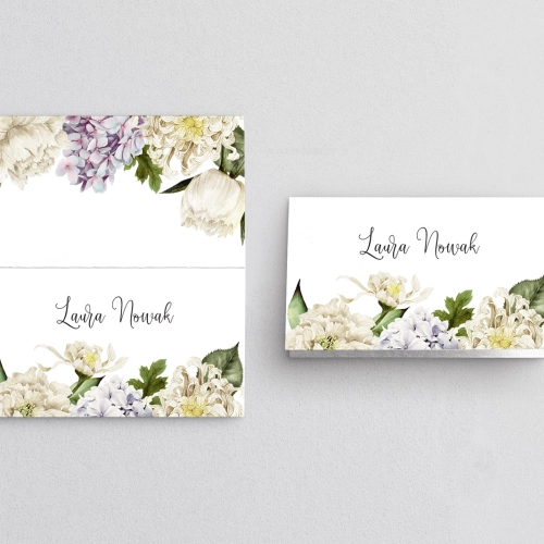 Winietki ślubne składane Ofelia - Motyw 2