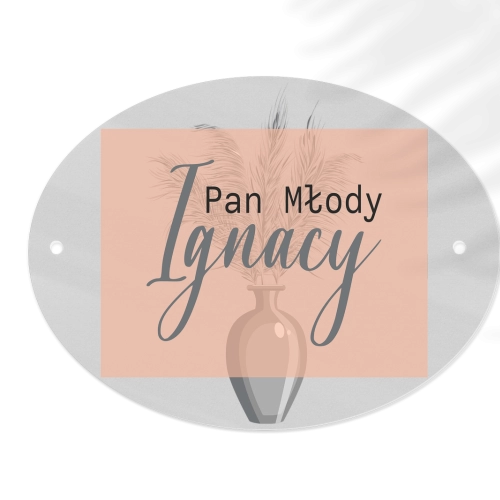 Zawieszka na krzesła - Owalna Butterflies - Motyw 4