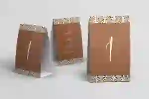 Numerki na stół Vintage Motyw 3