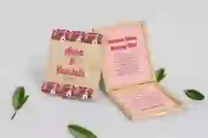 Zaproszenie dla Rodziców - naturalne Retro Style Motyw 2