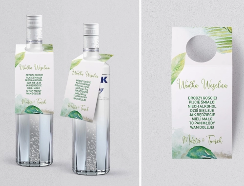 Zawieszka na alkohol oczko Tropical Motyw 2