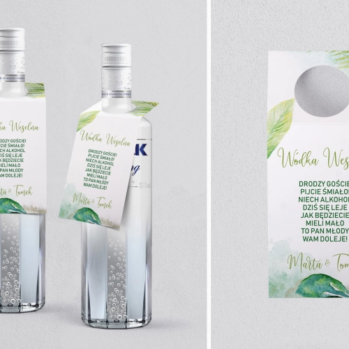Zawieszka na alkohol oczko Tropical Motyw 2
