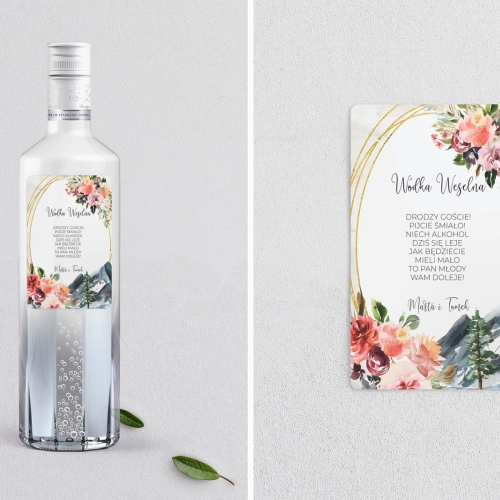 Naklejki na alkohol - Spring Love - Motyw 6