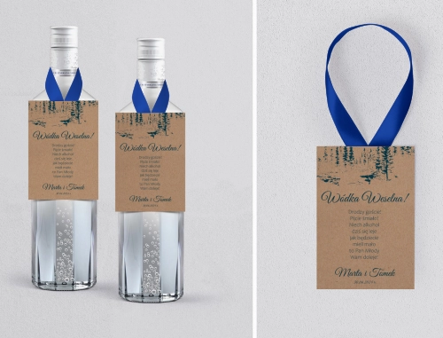 Zawieszka na alkohol Natura Kraft - Motyw 1
