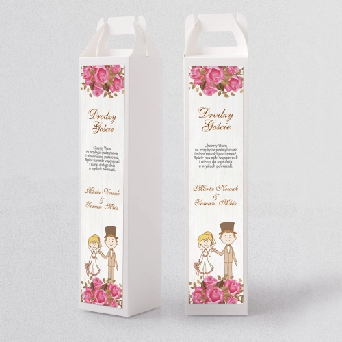 Pudełko na alkohol Naturalna Miłość Motyw 16