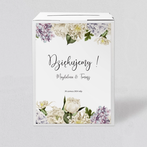 Pudełko na koperty i pieniądze Ofelia Motyw 2