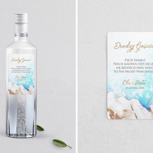 Naklejki na alkohol - Gaja Motyw 7
