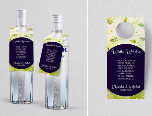 Zawieszka na alkohol oczko Wildflowers Motyw 3