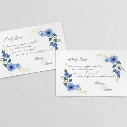 Naklejki na ciasto weselne Akwarelowe Wianki Motyw 1