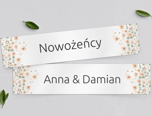 Tablice Rejestracyjne 2 szt. - Lea Motyw 3