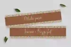 Tablice Rejestracyjne 2 szt. - Vintage Motyw 3